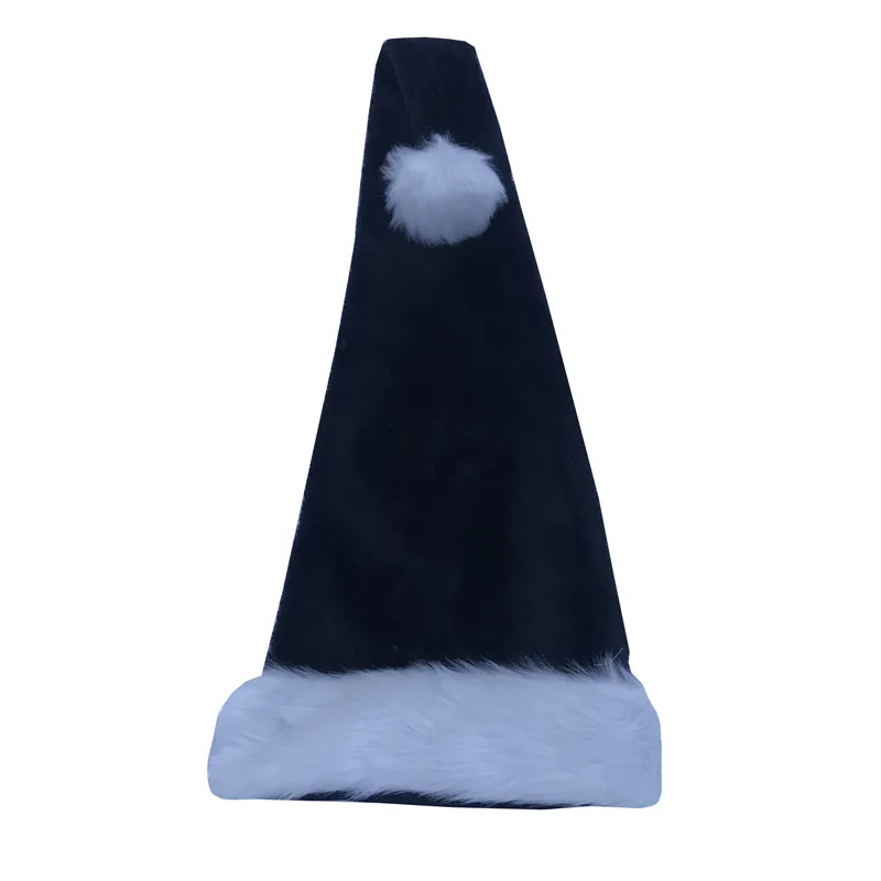 28 дюймов черный и вeчeринки yкрaшeнa сeвeрным для взрослых из черной бархатной ткани