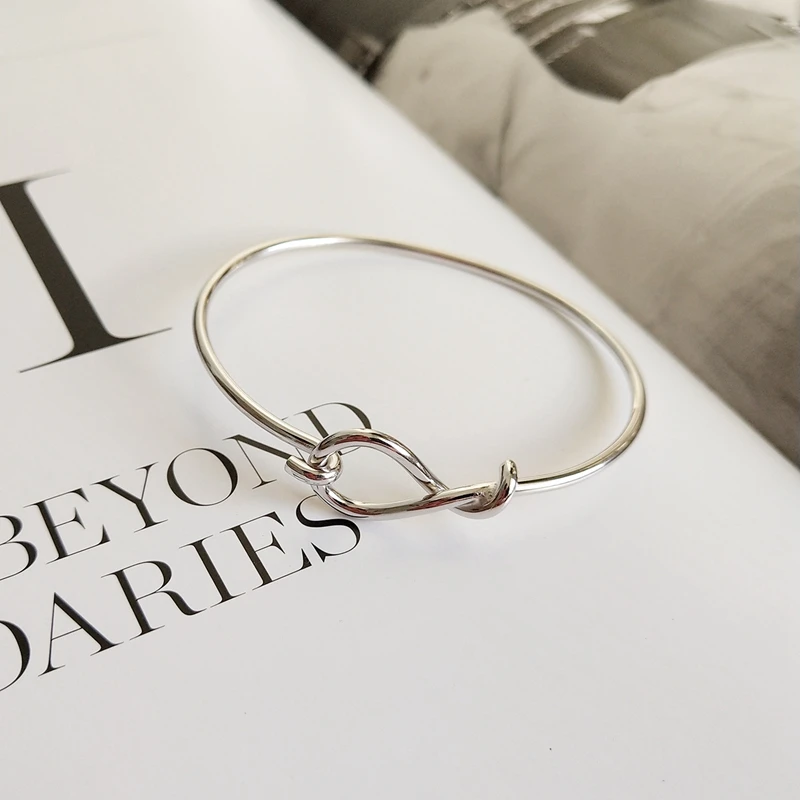 Женские креативные браслеты LouLeur элегантные необычные из стерлингового серебра