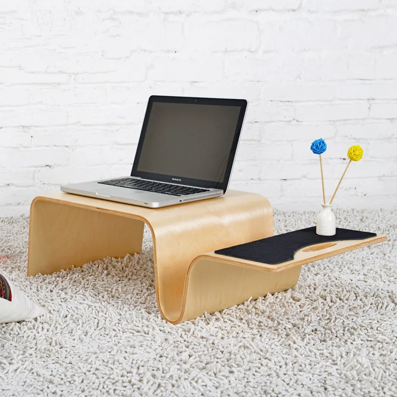 Многофункциональный современный журнальный столик для завтрака из Bentwood 3 цвета