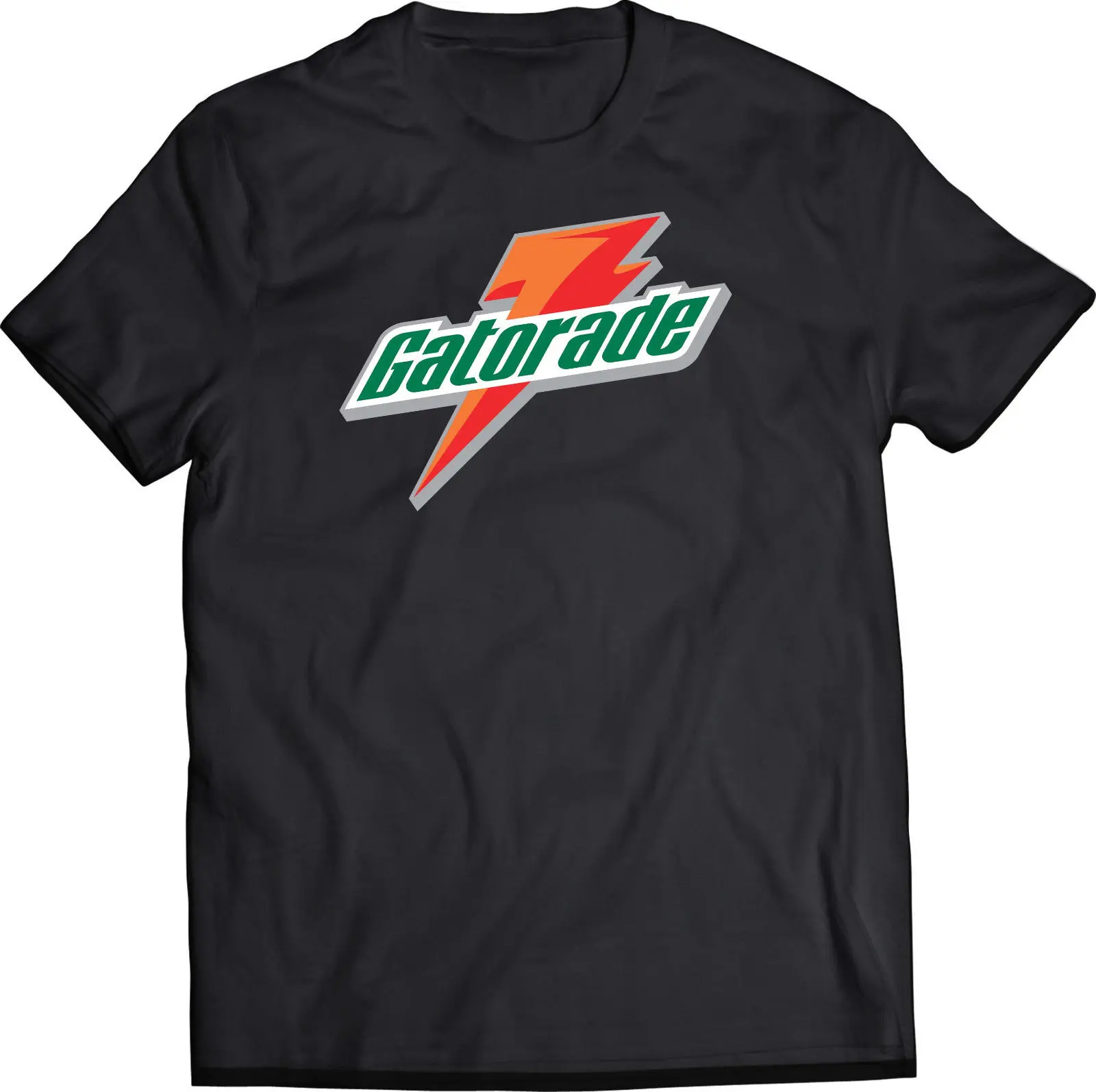 2018 Новый Для Мужчин 'S Gatorade логотип черный Remington печати Футболка мужчин футболка