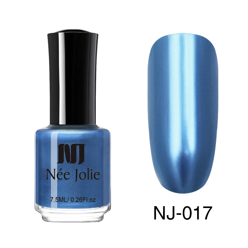 NJMR-017 NEE JOLIE 7,5 мл Набор лаков для ногтей зеркальный матовый эффект серый красный лак для Ногтей Сияющий лак для ногтей 66 цветов украшение - Цвет: NJMR-017