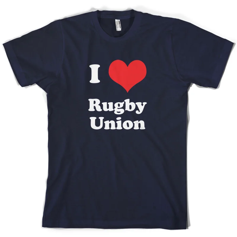 I Love RugbyER Union-Мужская футболка-10 цветов-одежда-Джерси-рубашка мужская уникальная
