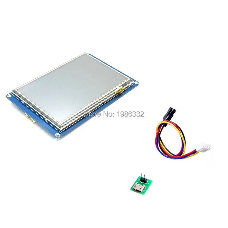 WS16 5 0 &quot5 дюймовый сенсорный экран Nextion 800x480 TFT UART HMI Интеллектуальный ЖК модуль