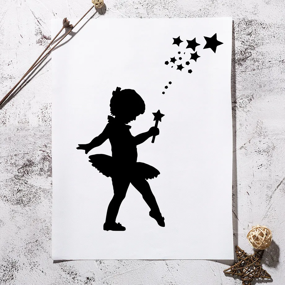 Черно-белая Картина на холсте с изображением мальчика девочки воздушного шара