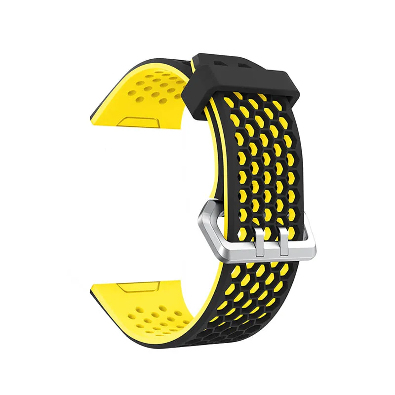 Силиконовые мужские и женские часы ремешок для Fitbit ионический Замена браслет
