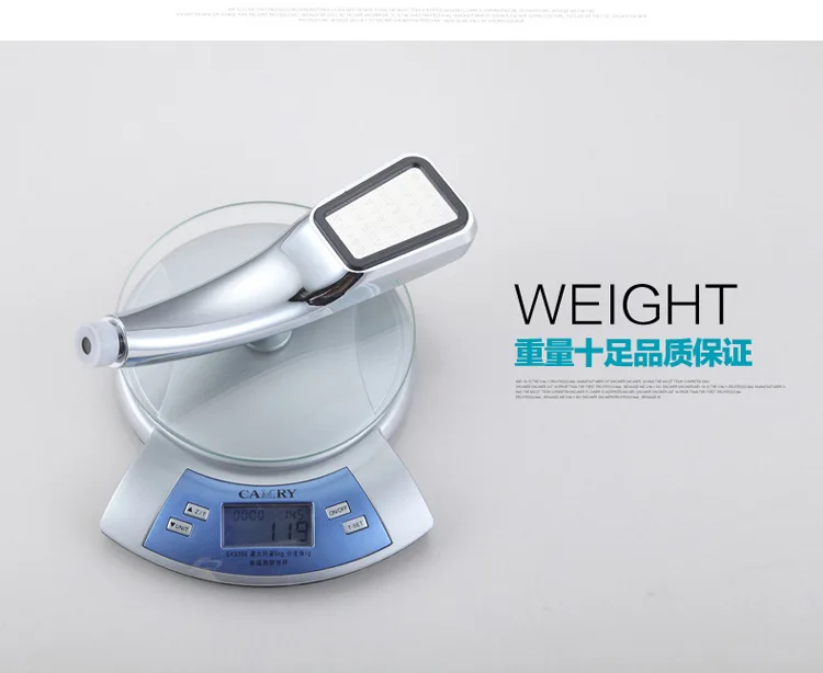 Free shipping hot sale ABS bath hand shower with polished chrome bathroom head or top for water saving | Обустройство дома