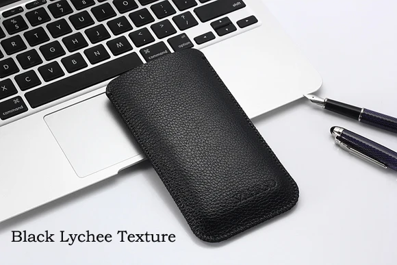 Black Lychee Texture SZLHRSD ультра-тонкий рукав чехол, Винтажный чехол из микрофибры для Apple iPhone XS XR 8 7 Plus 6s - Цвет: Black Lychee Texture
