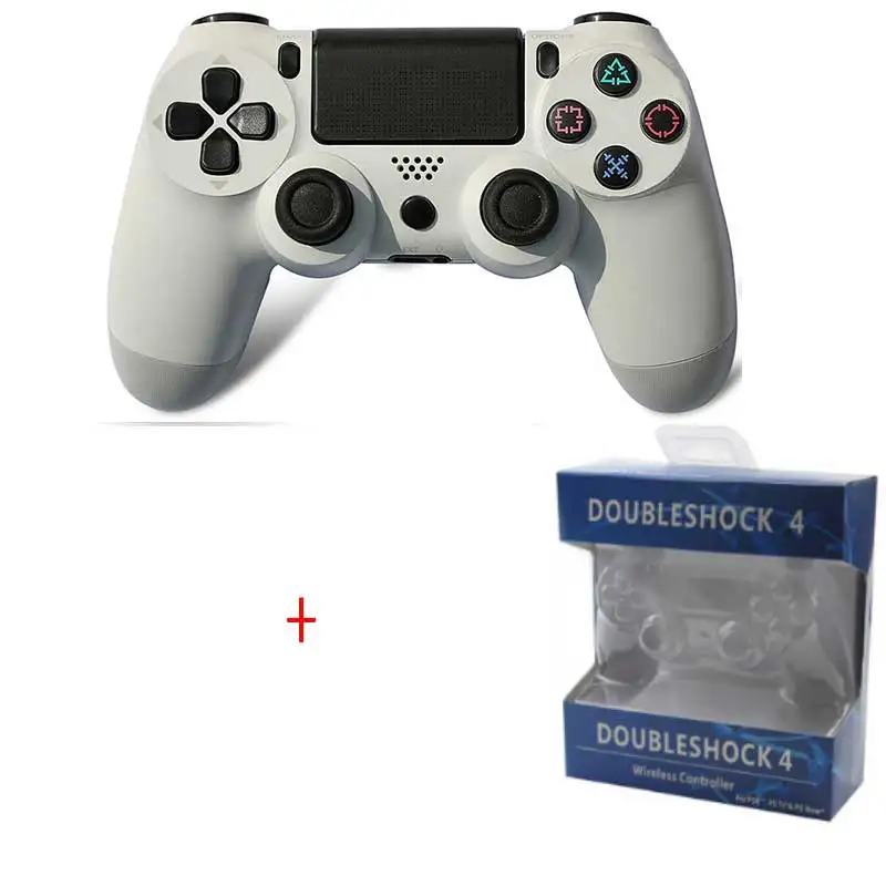 Беспроводной джойстик для SONY PS4 контроллер для PS4 Геймпад для Play Station 4 консоль r для Dualshock4 - Цвет: Белый