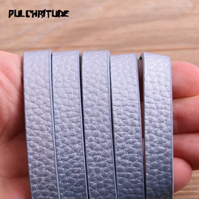 Light purple 1 шт. 120x10 мм плоский шнур из искусственной кожи и веревка для самостоятельного изготовления ювелирных изделий, аксессуары, Модный Ювелирный материал для браслета - Цвет: Light purple