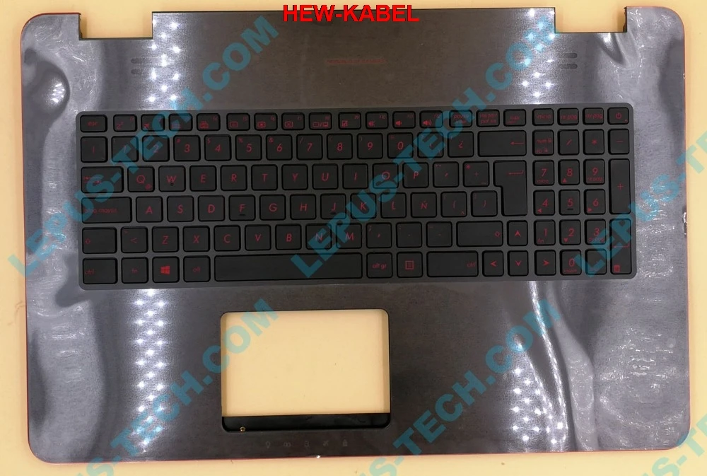 Латиноамериканская клавиатура LA SP для ASUS N751 N751JK G771 GL771 с подсветкой верхний чехол