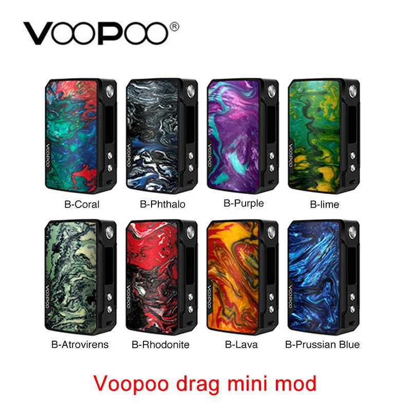 Новейший VOOPOO Drag Mini MOD 117 Вт с аккумулятором 4400 мАч и инновационным геном. FIT Chip E cig