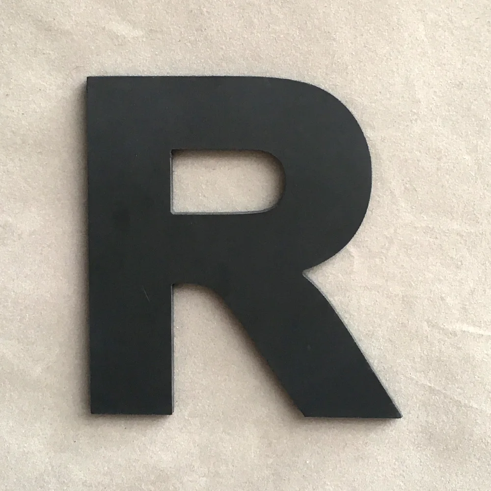 R DIY 3D черная столичная английская стена для писем наклейки для гостиной спальни фон стены домашний Декор ПВХ съемные наклейки на стену - Цвет: R
