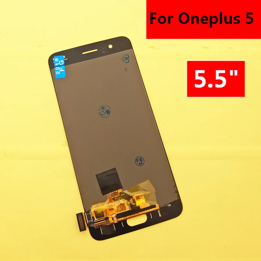 Для Oneplus 5 A5000 ЖК дисплей Дисплей + кодирующий преобразователь сенсорного экрана в