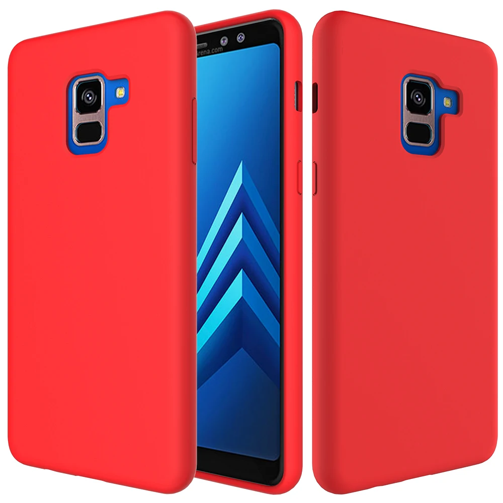 Для samsung Galaxy A8 Plus мягкий жидкий силиконовый чехол-накладка для samsung A8 plus A9 S10 5G A70 M20 M10 A9S чехол s