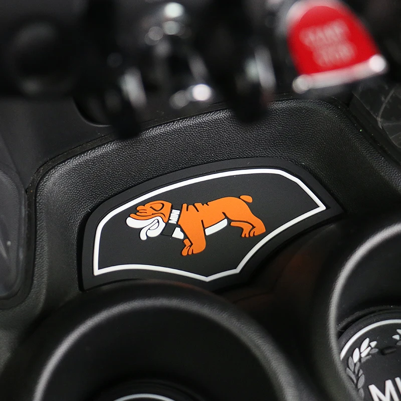 

1 pcs Car Cup Coffee Cushion Storage Groove Coaster Washable Auto Non-slip Mat Pad For Mini Cooper One JCW F55 F56 Accessories