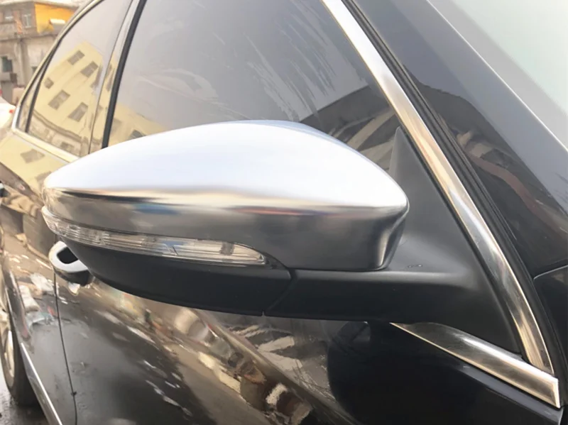Для Фольксваген Пассат CC B7 Beetle EOS Scirocco R Jetta GLI матовая хромированная боковая крышка зеркала запасные аксессуары