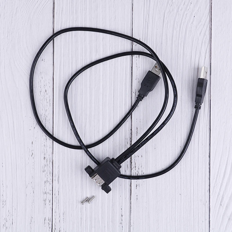 1 шт. двойной USB 2 0 удлинитель Профессиональный гнездо панель крепление к A мужской