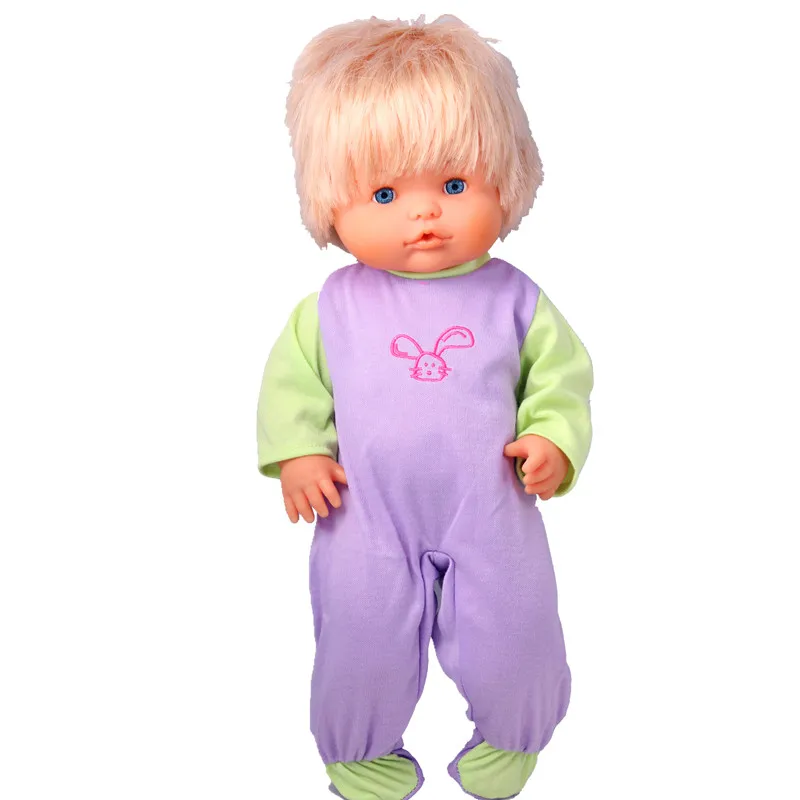 Одежда для кукол 40 см 41 фиолетовая футболка с длинными рукавами Nenucos Doll Nenuco Ropa y su