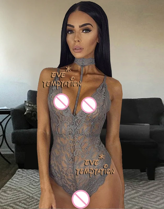 Женское сексуальное женское кружевное бельё, боди Babydoll, соблазнительное нижнее белье с длинным рукавом и открытой промежностью, нижнее белье W002