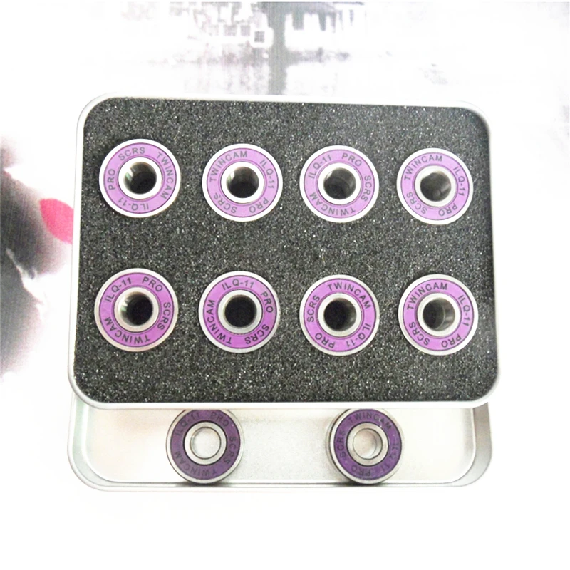 

Skating Bearing for Inline Roller Skates Skateboard Drift Skate Board 7 Beads with Chrome Steel Stable Quiet Dual Side Dustproof