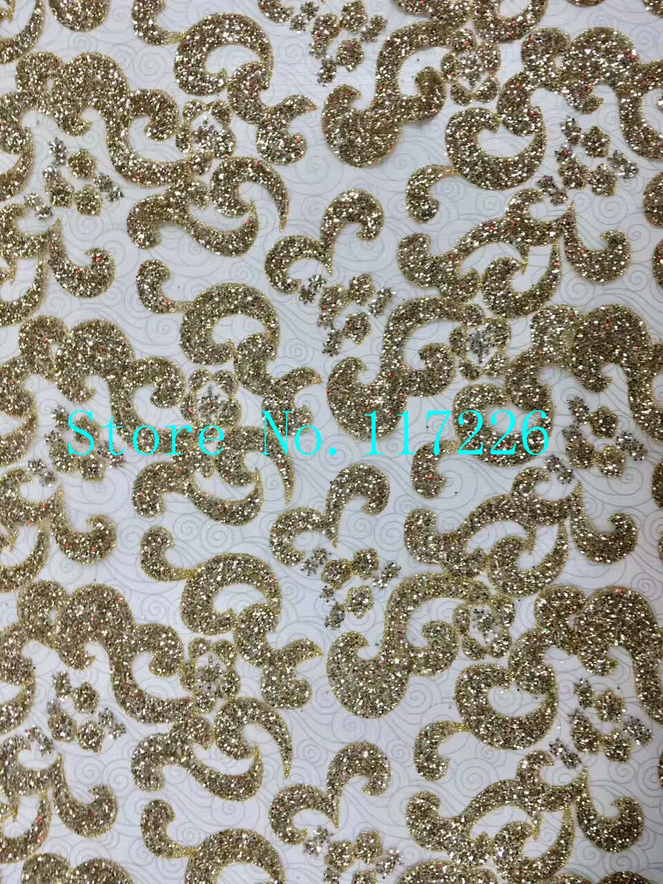 on Sale with gold glitter for wedding dress JRB-82786 African Net Lace Fabric | Дом и сад