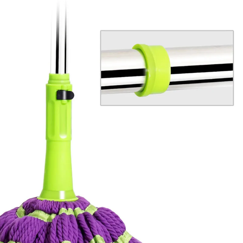 Волшебная самозавинчивающаяся водная вращающаяся швабра телескопическая