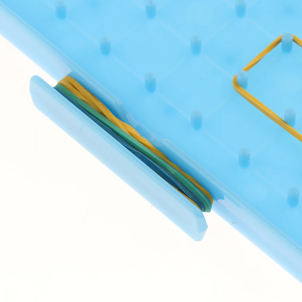 Geoboard с резиновыми лентами Геометрическая доска математические обучающие и