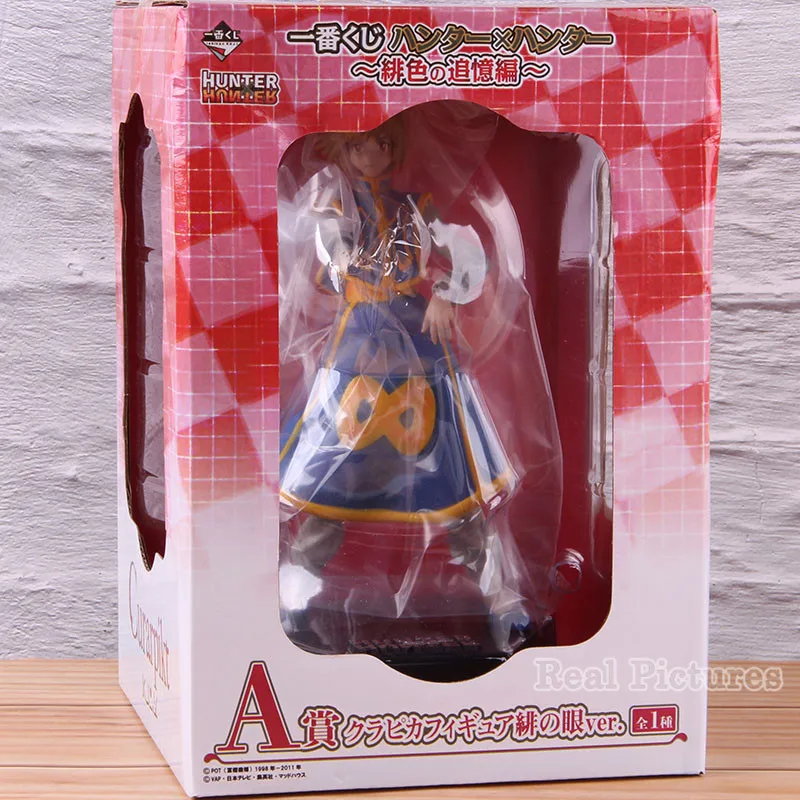 A with retail box Hisoka/Kurapika экшн-модель игрушки Ichiban Kuji Hunter X Hunter ПВХ Коллекционная Аниме Фигурка охотника X Hunter - Цвет: A with retail box