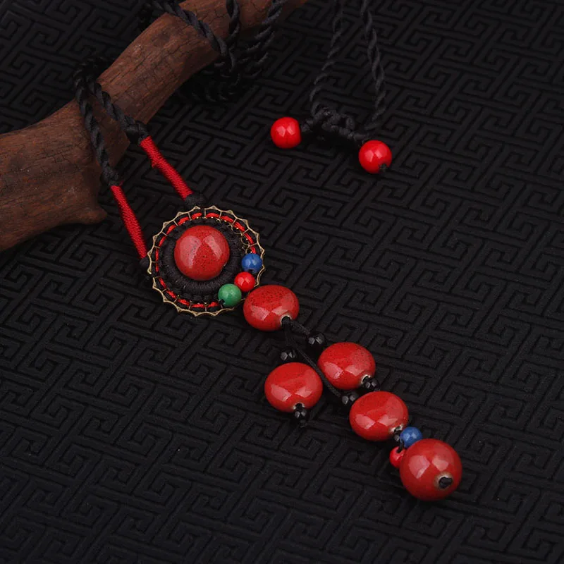 Новое модное этническое ожерелье винтажные длинные подвески на свитер ювелирные