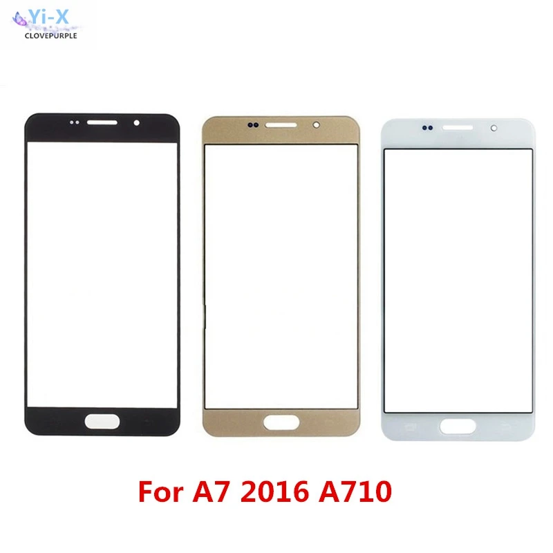 Новый сенсорный экран для Samsung Galaxy A7 2017 A720 передняя внешняя стеклянная верхняя