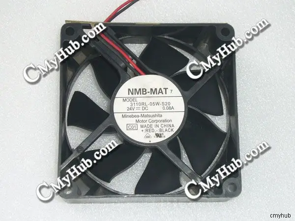 Оригинальный охлаждающий вентилятор с 2 контактами для телефона 3110RL-05W-S20 C01 DC24V 0.08A