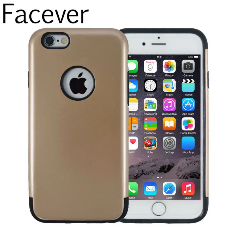 Гибридный двуслойный ударопрочный чехол для смартфонов Apple iPhone 5 5s SE. Пластиковая