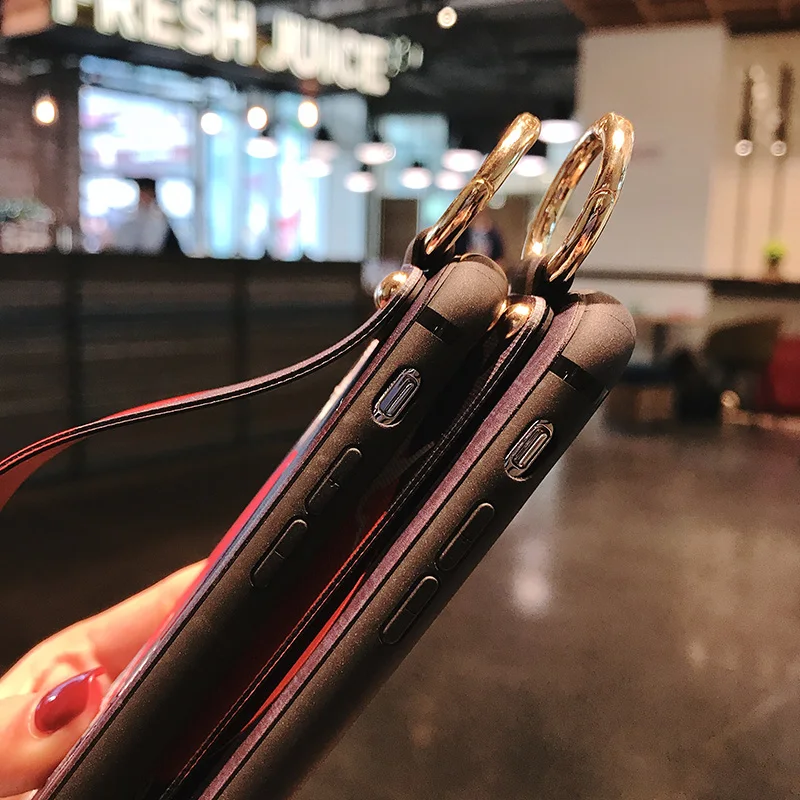 Coque телефона держатель чехол для samsung Galaxy Note 8 9 силиконовые браслеты кран крышка