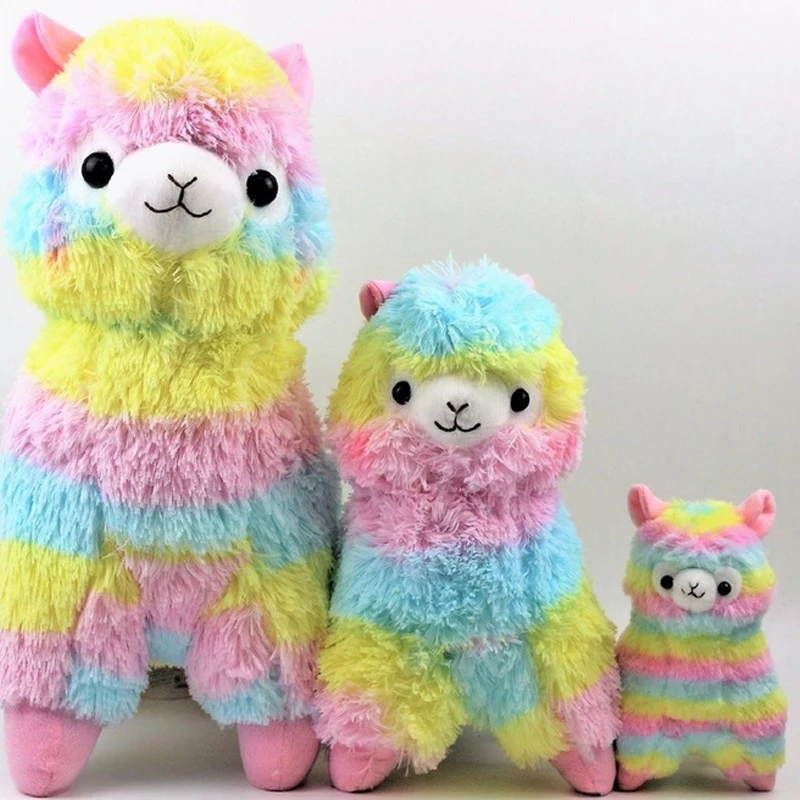 Радуга 1 * Vicugna альпака Альпака Плюшевые Игрушки Японский Мягкие Alpacasso Детские