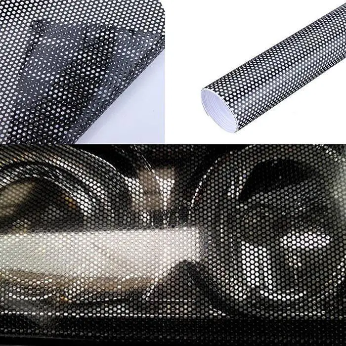 Новый ПВХ Тонировочная пленка противотуманный хвост черные фары тонировка всех