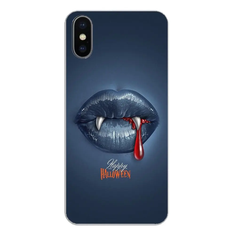 For Huawei G7 G8 P7 P8 P9 Lite Honor 4C 5X 5C 6X Mate 7 8 9 Y3 Y5 Y6 II 2 Pro 2017 Silicone Phone Covers blood Sexy Vampire lips |