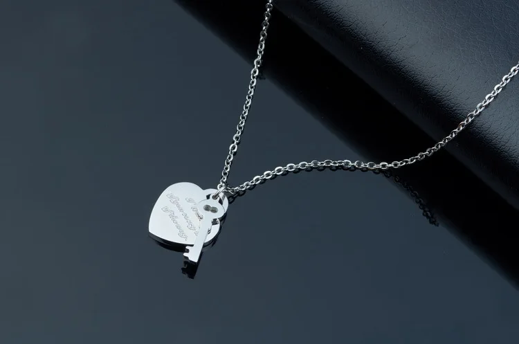 Ожерелье женское из нержавеющей стали розовое золото|womens gifts|necklace womenpendant necklace |