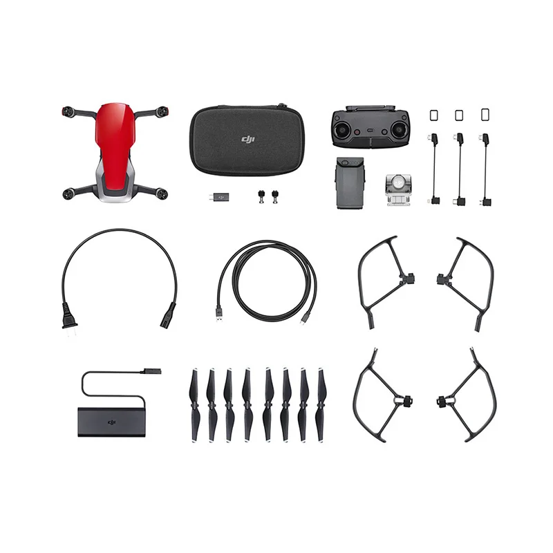 DJI Mavic Air/Air Combo складной FPV Дрон RC Квадрокоптер с 4K HD камерой мини-Дрон и 8 Гб внутреннего хранения - Цвет: Mavic Air Red