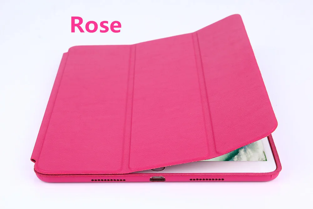 Rose Умный чехол для ipad mini 3 2 1 EGYAL из искусственной кожи, защитный чехол для apple ipad mini1 mini2 mini3 - Цвет: Rose