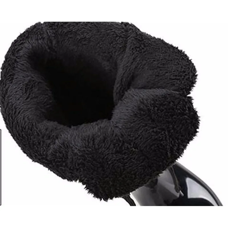 2018 Новое поступление зимние Для женщин толстые теплые Лакированная кожа