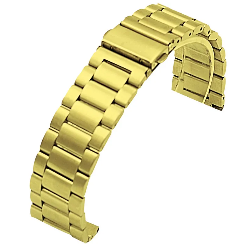 20 22mm width Solid Stainless Steel Bands For Gear S2 S3 Galaxy watch 42mm 46mm Huawei huami With Durable Wristbands Accessories