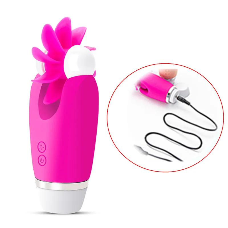 Силиконовый язык лизание Женский G Spot Клитор стимулирует присоска массажер