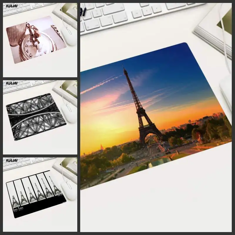 XGZ French Tower 22X18/25X20/29X25CM прямоугольный маленький размер резиновый коврик для мыши