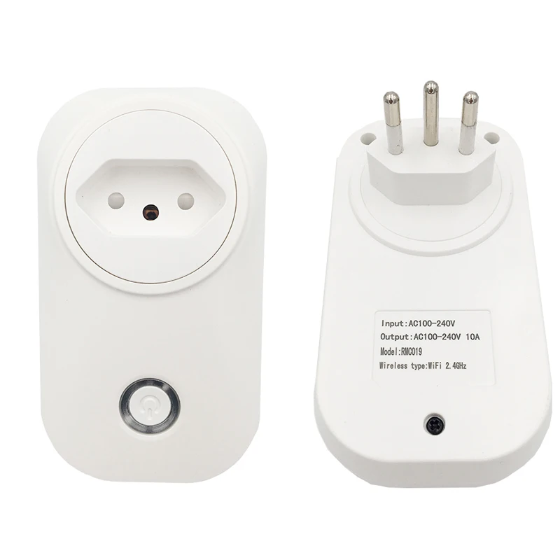 Смарт-розетка Lonsonho, Wi-Fi, умная розетка 16А, 3520 Вт, монитор мощности, энергосбережение, ЕС, Австралия, Великобритания, Бразилия, Израиль, Чили, штепсельная вилка Tuya Smart Life App