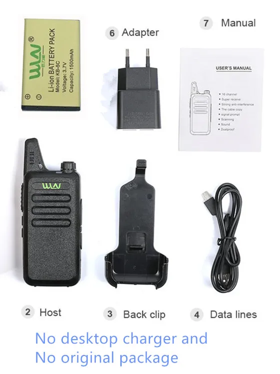NO desktop charger KDC1 Мини Портативный fm-приемопередатчик KD-C1 UHF двухстороннее радио Ham коммуникатор HF cb радиостанция Mi-Ni Walkie Talkie WLN KD C1 - Цвет: NO desktop charger