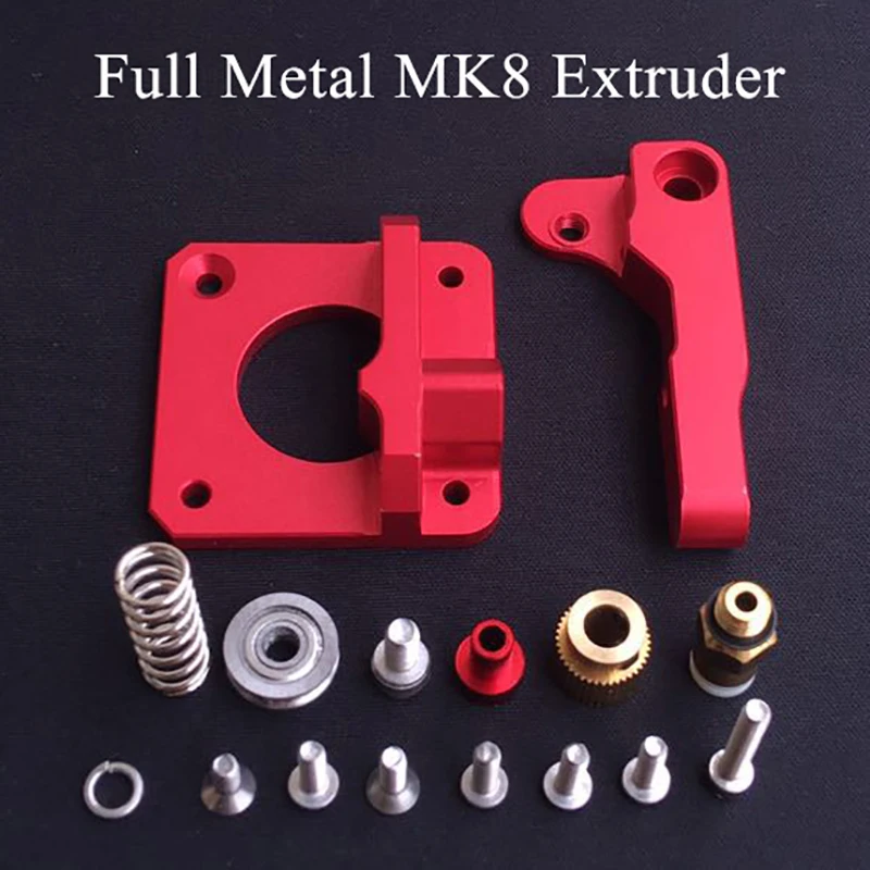 Запчасти для 3D принтера MK8 экструдер обновленный алюминиевый блок Боуден 1 75 мм