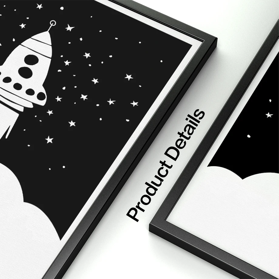 Настенная картина для детской комнаты цифровой рисунок на холсте Мультяшные