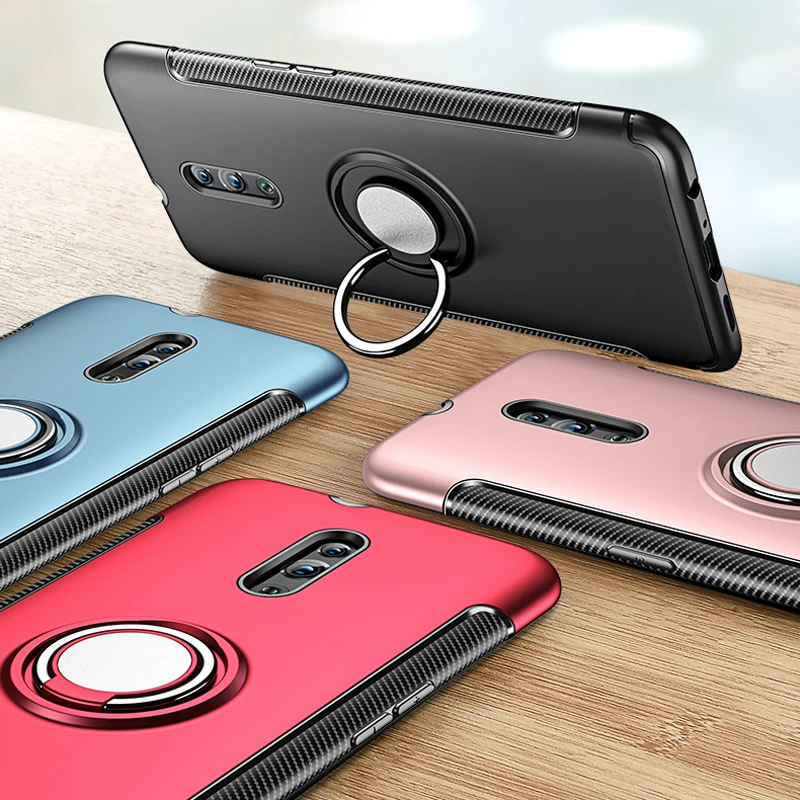 Чехол OPPO RENO, Роскошный чехол, защитный чехол для автомобиля, кольцо с защитой от магнетизма, ударопрочный чехол из ТПУ+ ПК для OPPO RENO CPH1921, чехол 6,4"