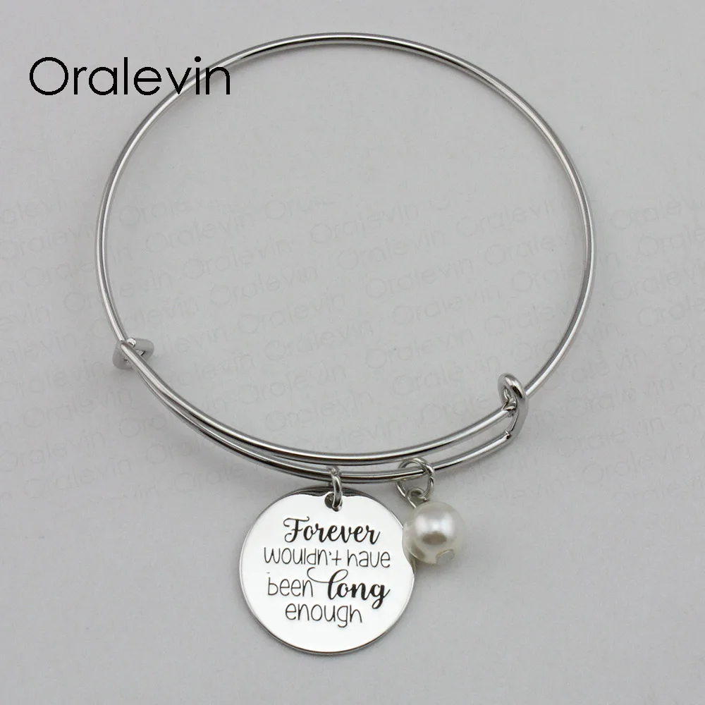 FOREVER не было достаточно долго вдохновляющий ручной штампованный Гравированный