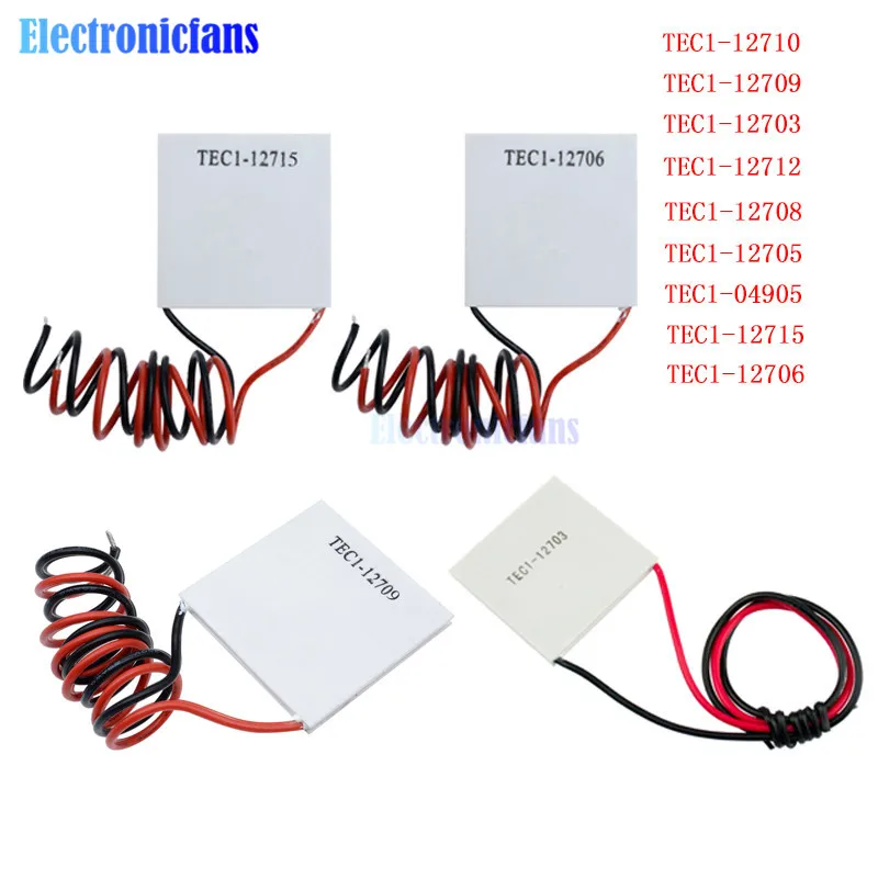 Термоэлектрический охладитель TEC1 12705 12706 12715 04905 12710 12709 12703 12712 детали Пельтье 12 В